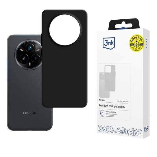 Матов калъф за Realme 14 Pro+ - 3mk Matt Case black