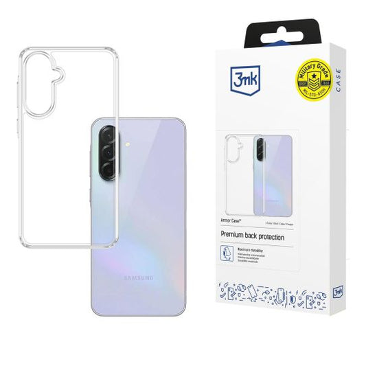 Прозрачен калъф с прозрачна защитна рамка за Samsung Galaxy A37 - 3mk Armor Case