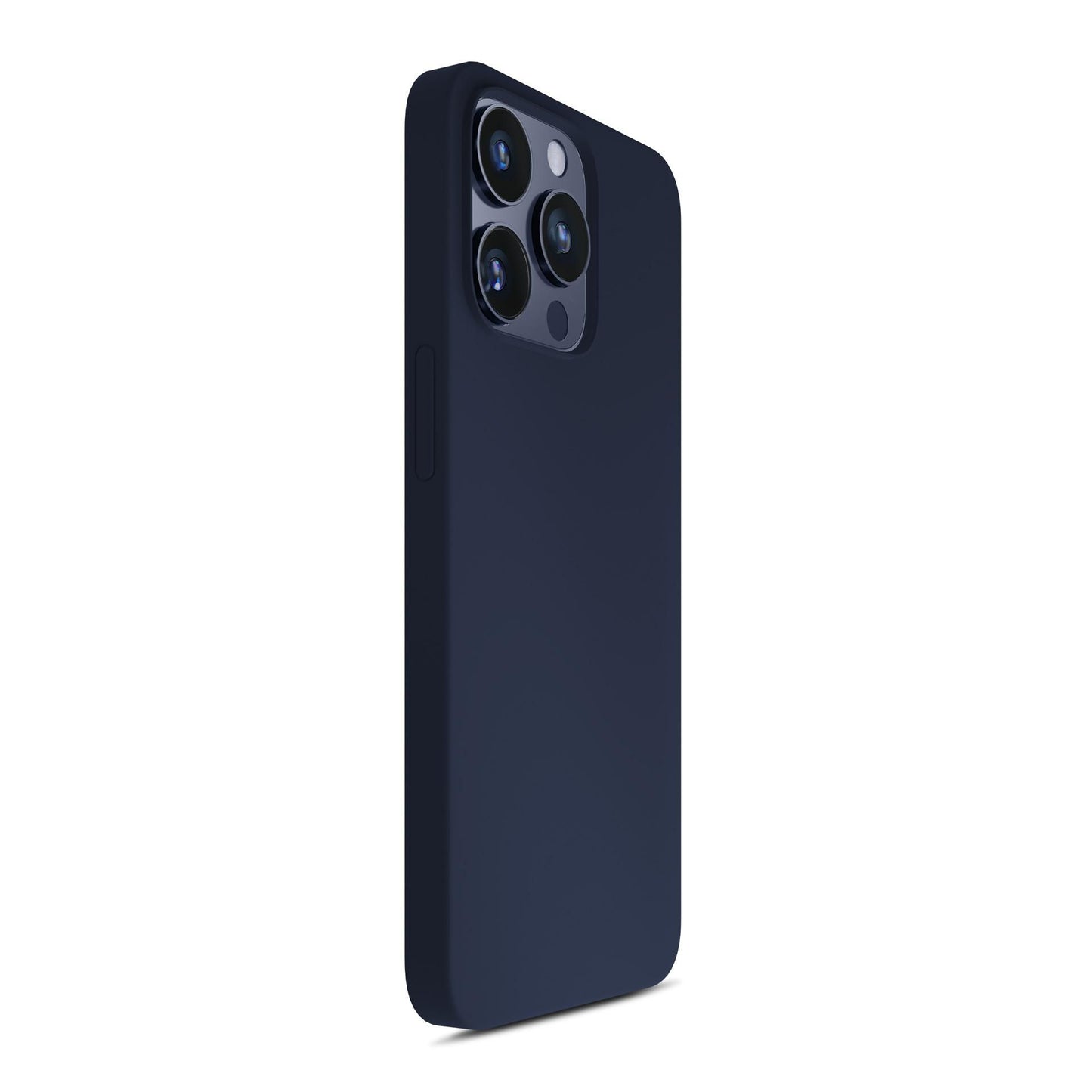 Син силиконов калъф за Apple iPhone 16 Pro - 3mk Silicone Case Dark Navy