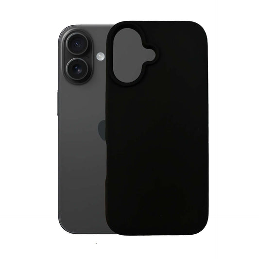 Черен силиконов калъф за Apple iPhone 16 Plus - 3mk Silicone Case