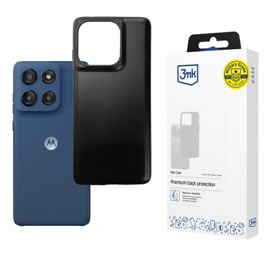 Матов калъф за Motorola Moto Edge 60 / Moto Edge 60 Fusion - 3mk Matt Case black