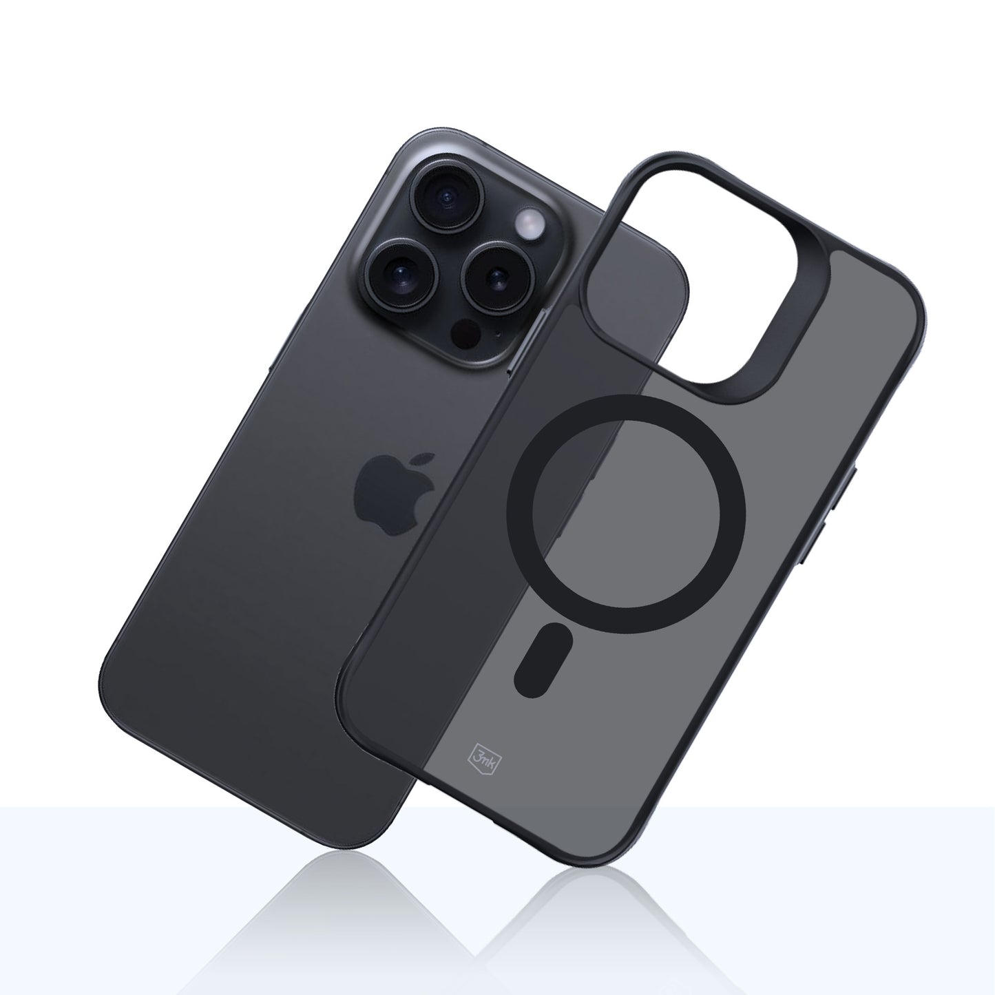 Смоук калъф за Apple iPhone 14 Pro Max - 3mk Smoke MagCase