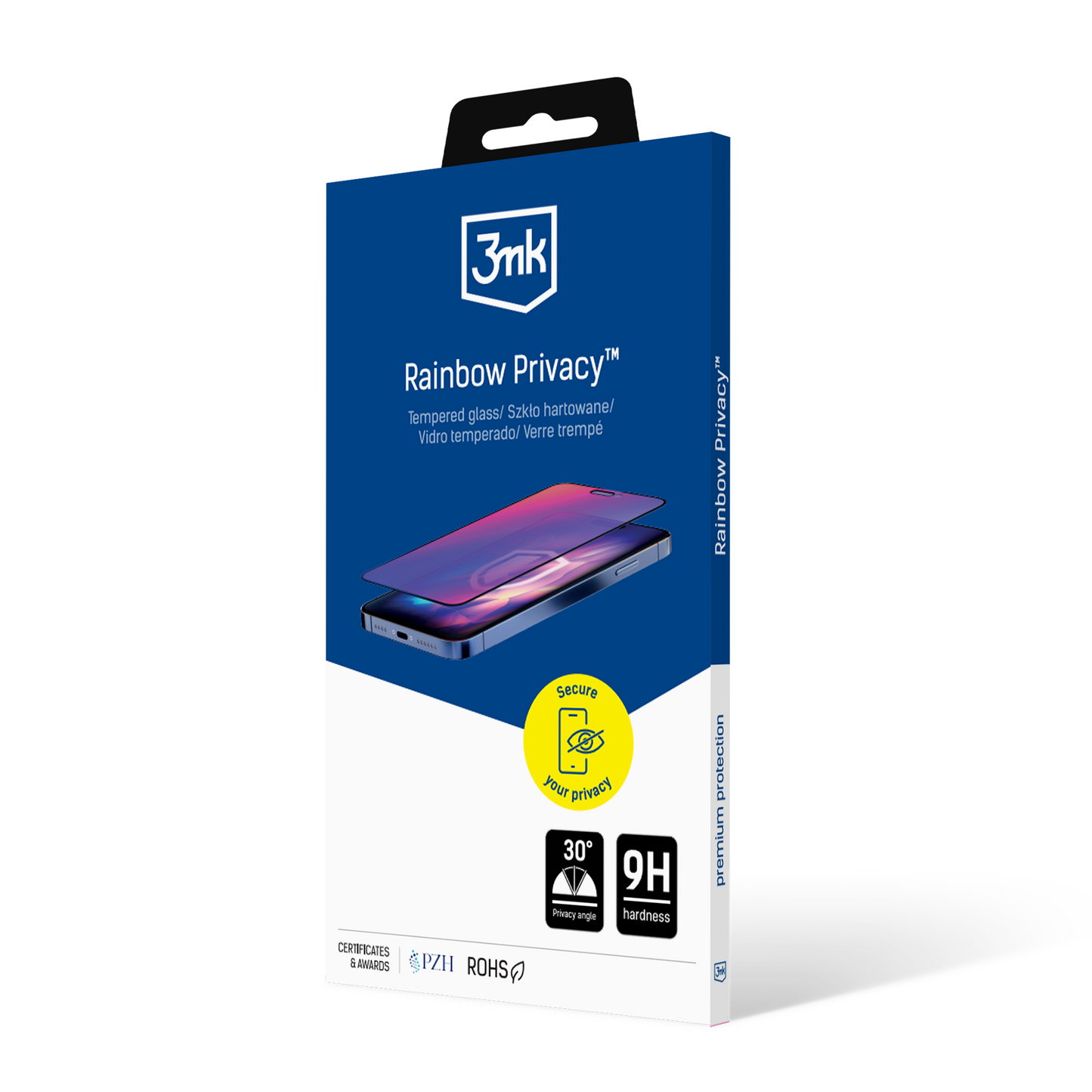 Rainbow Privacy протектор за Apple iPhone 16E - 3mk Rainbow Privacy