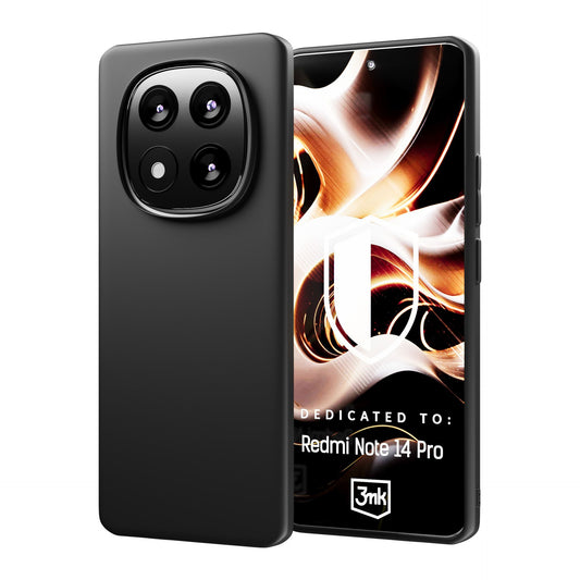 Матов калъф за Redmi Note 14 PRO 5G/POCO X7 5G - 3mk Matt Case black