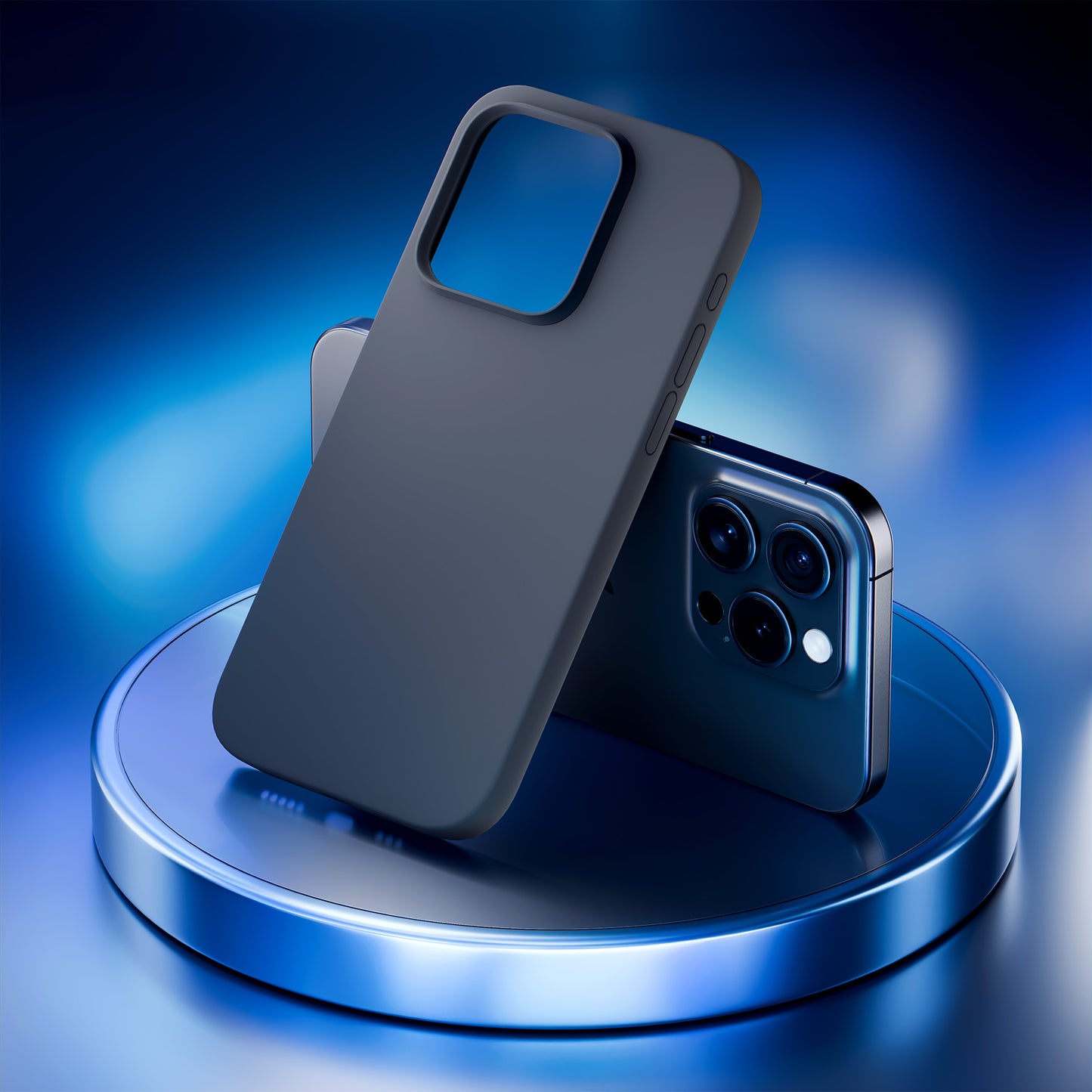 Силиконов калъф за Apple iPhone 16 Pro Max - 3mk Hardy Silicone MagCase Graphite