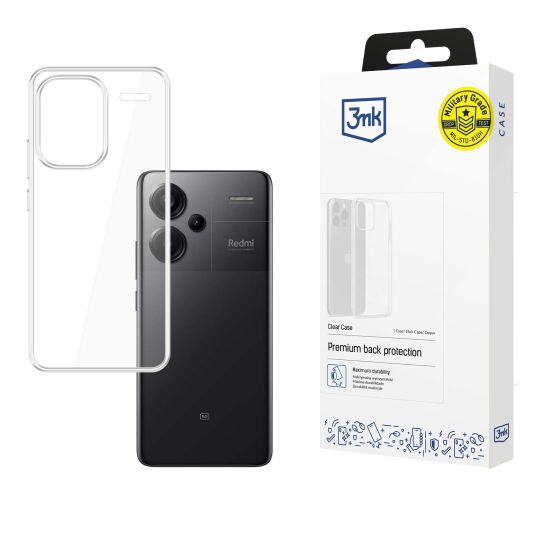 Прозрачен калъф за Xiaomi Redmi Note 13 Pro+ - 3mk Clear Case