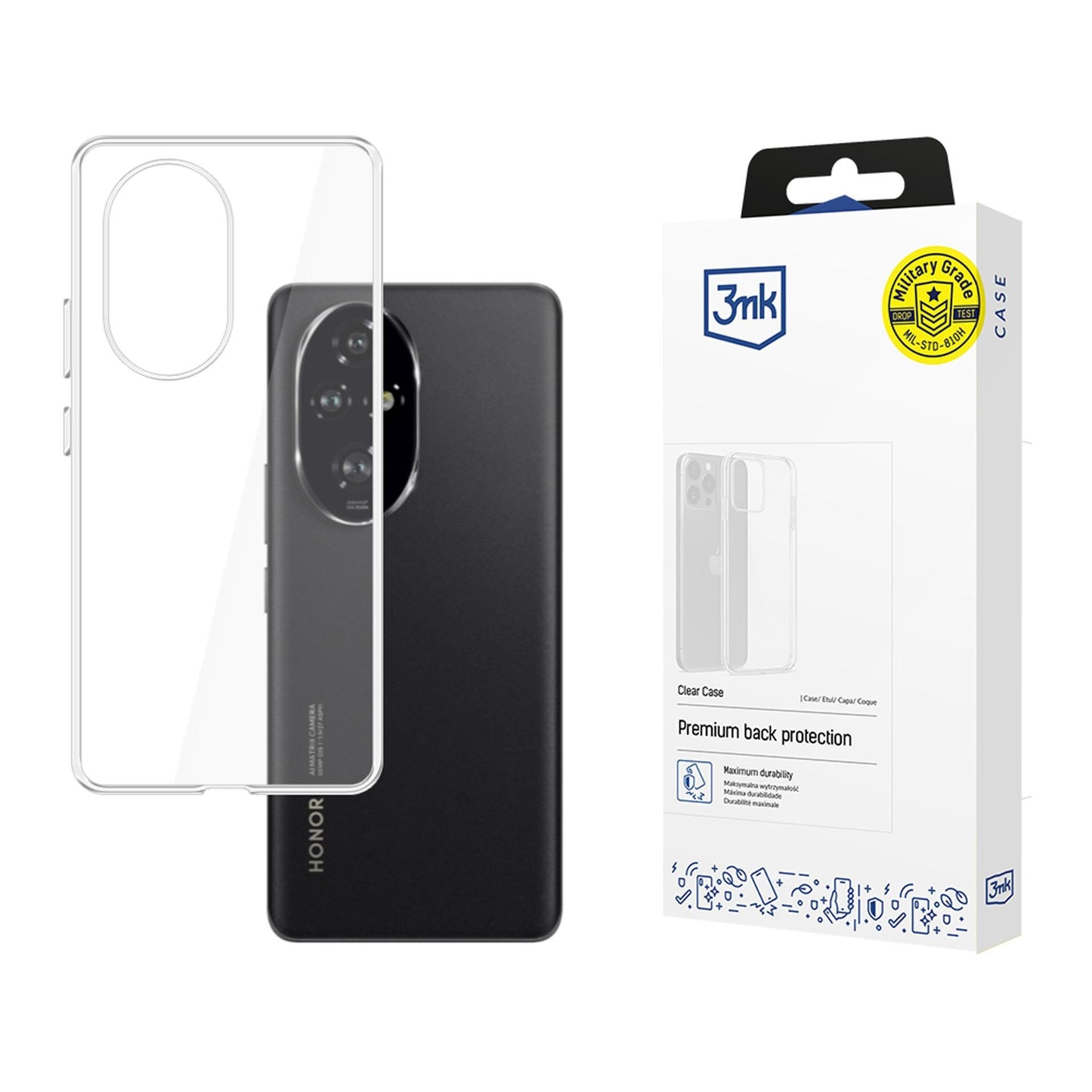 Прозрачен калъф за Honor 200 Pro - 3mk Clear Case