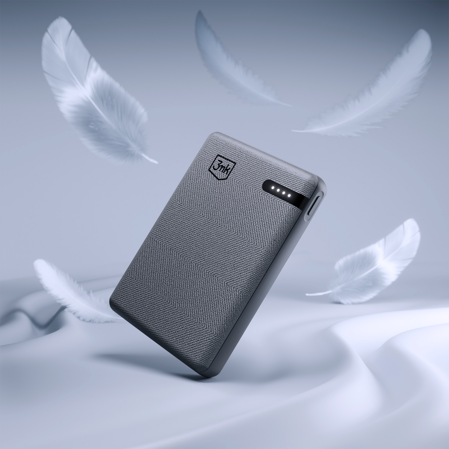 Джобна външна батерия - 3mk Pocket Powerbank 5,000mAh 12W USB 1C