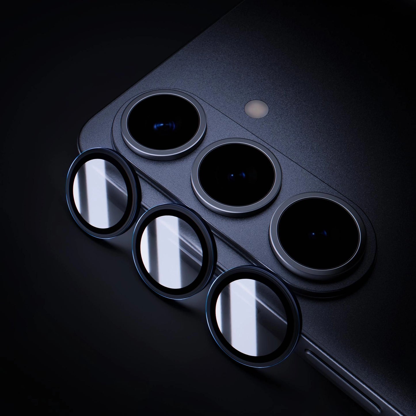 Протектор за камерата на Samsung Galaxy S26+ - 3mk Lens Protection Pro Black