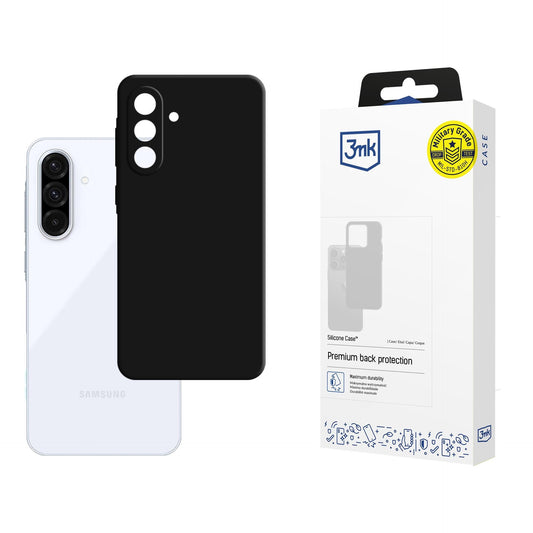 Черен силиконов калъф за Samsung Galaxy A36 - 3mk Silicone Case