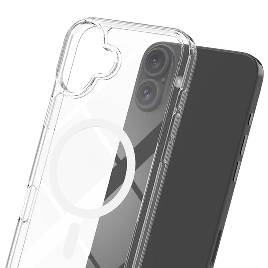Прозрачен калъф MagSafe с прозрачна защитна рамка за Apple iPhone 17 - 3mk Armor MagCase