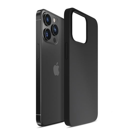 Черен силиконов калъф за Apple iPhone 16 Pro Max - 3mk Silicone Case
