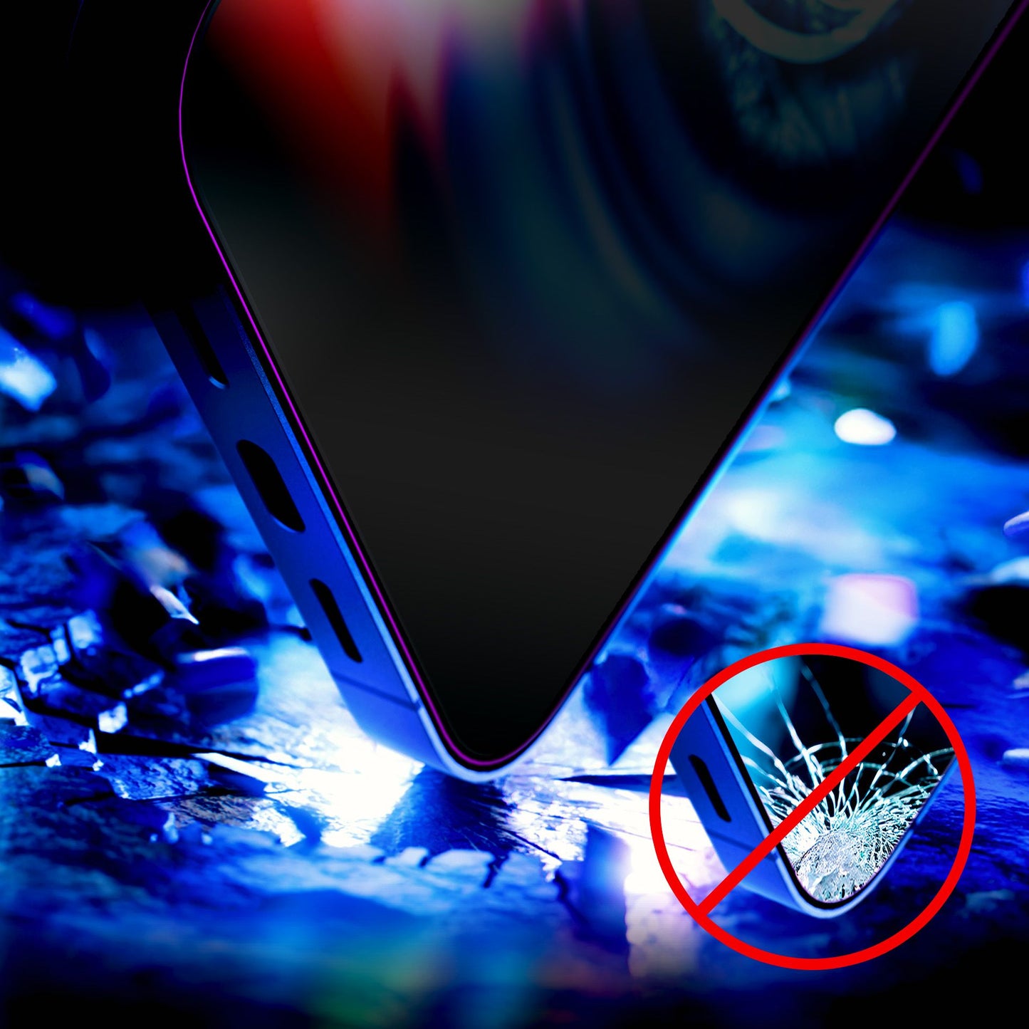 Privacy протектор за Apple iPhone 15 Pro - 3mk HardGlass Max Privacy