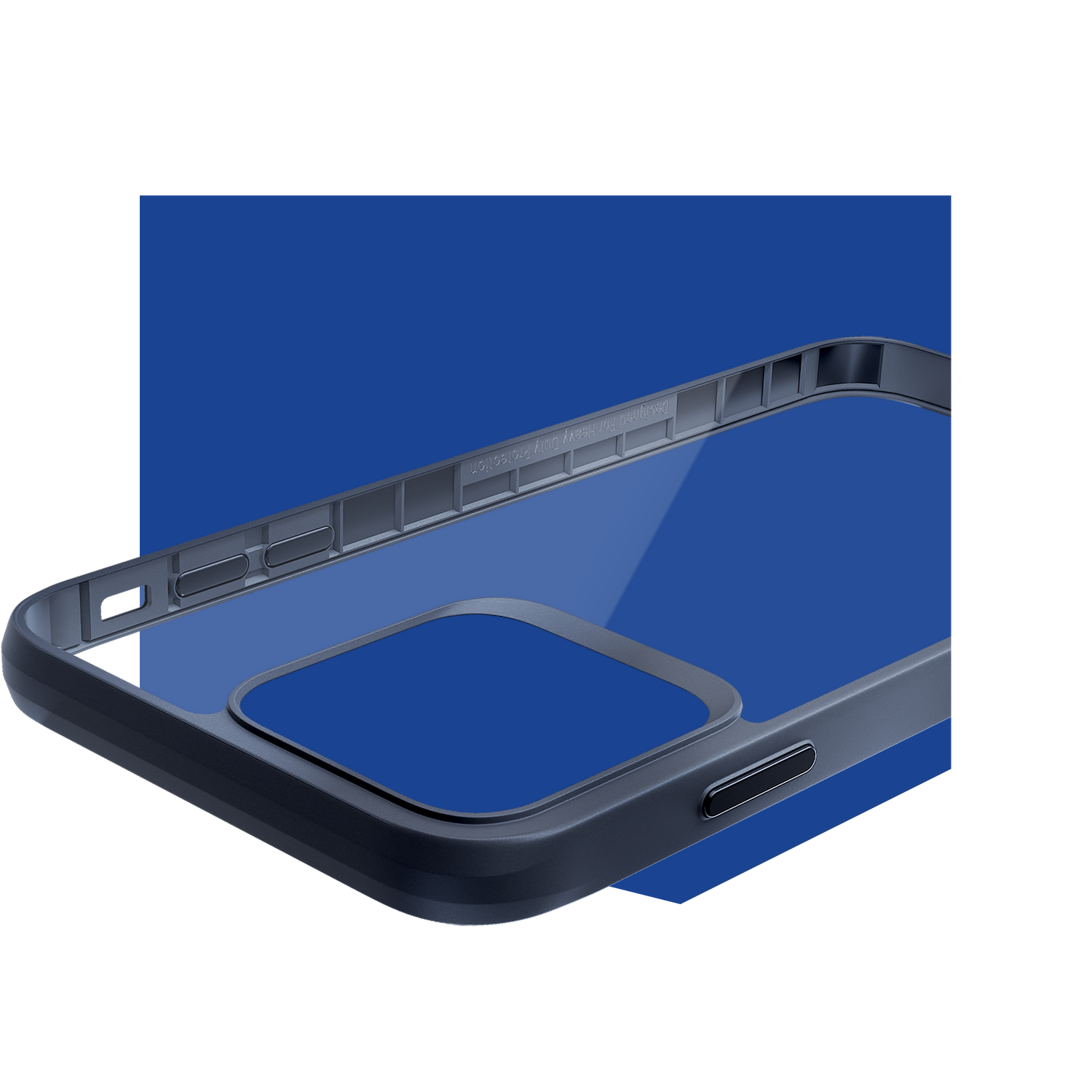 Калъф за телефон с подсилена черна рамка Satin Armor Case+