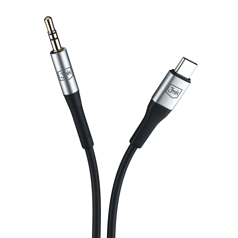Кабел стерео 3mk AUX Cable USB-C - Jack 3,5 mm