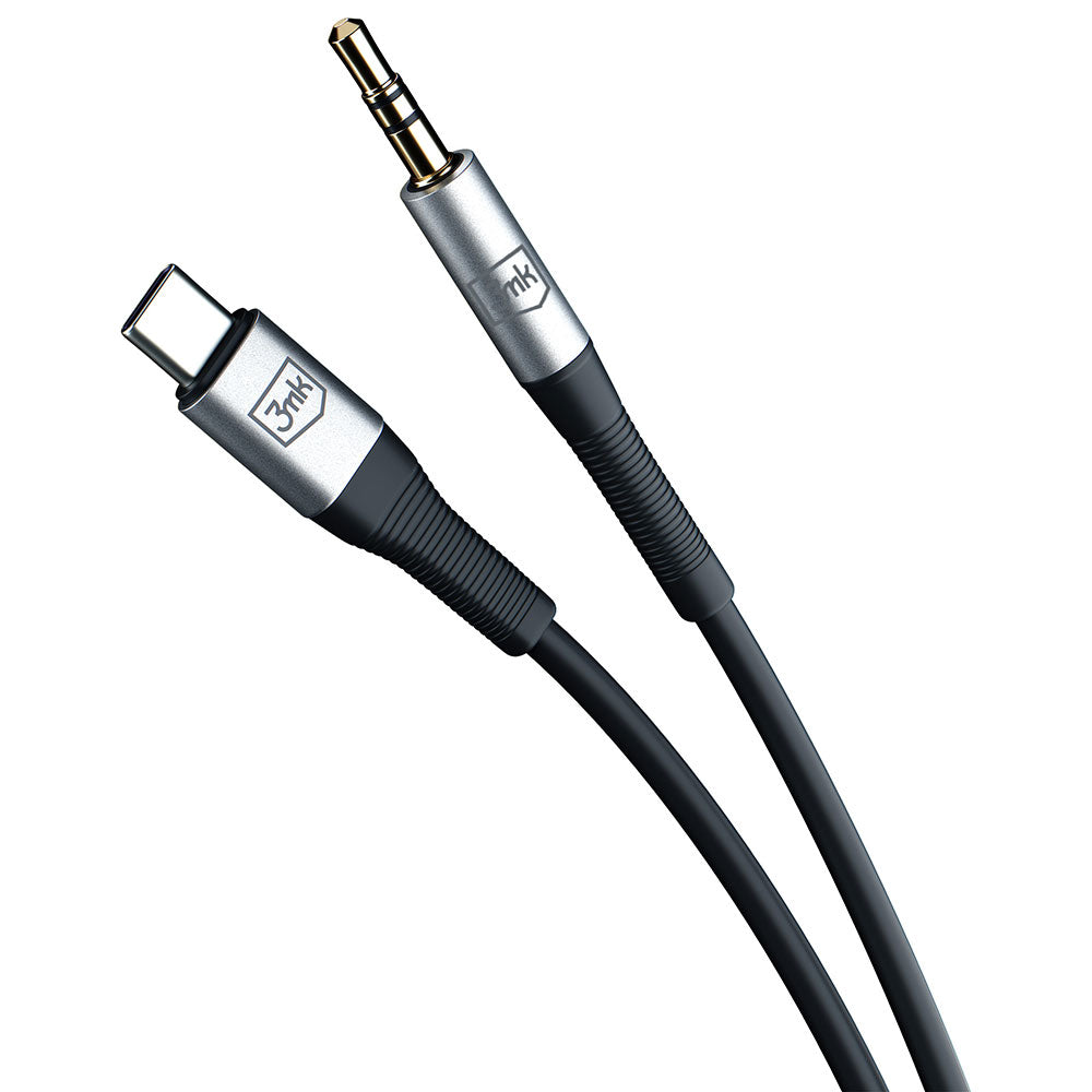 Кабел стерео 3mk AUX Cable USB-C - Jack 3,5 mm