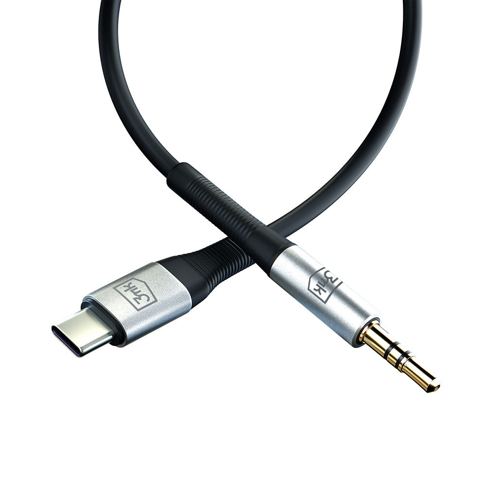 Кабел стерео 3mk AUX Cable USB-C - Jack 3,5 mm