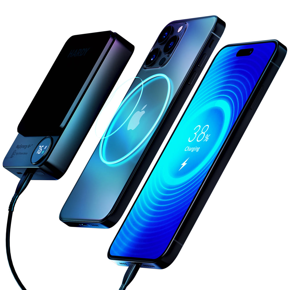 Външна батерия - 3mk HARDY MagSynergy Ni+ 10,000mAh