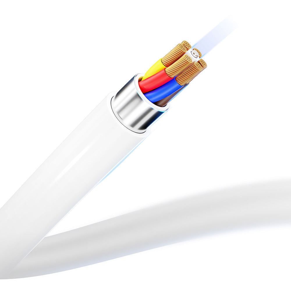Кабел за бързо зареждане и прехвърляне на данни 3mk Hyper Cable C to C 2m 100W