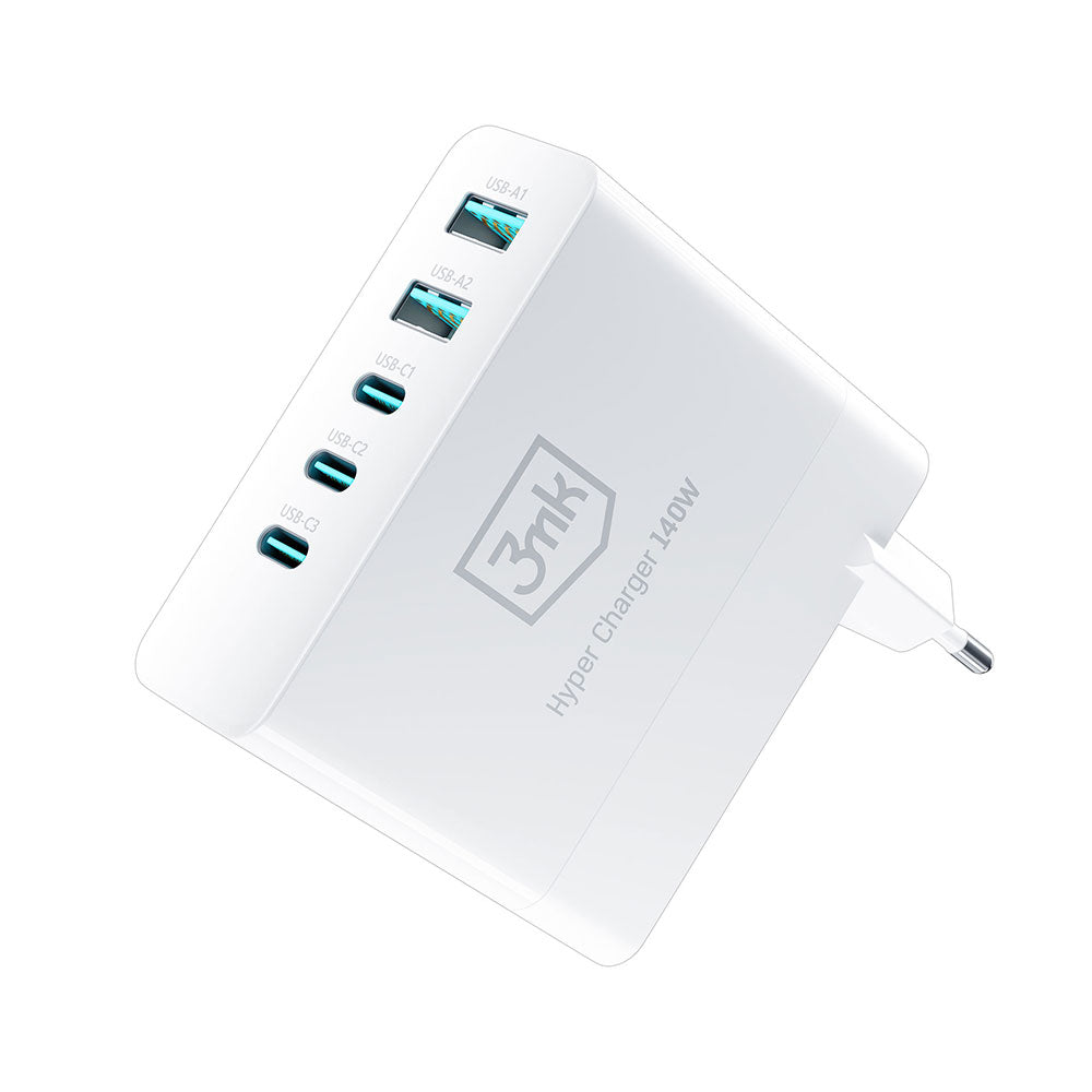 Бързо зарядно за всички преносими устройства - 3mk Hyper Charger 140W