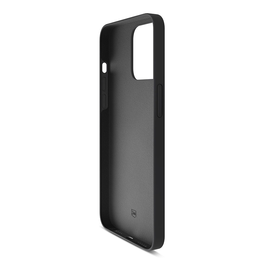 Черен силиконов калъф за Apple iPhone 14 Pro - 3mk Silicone Case