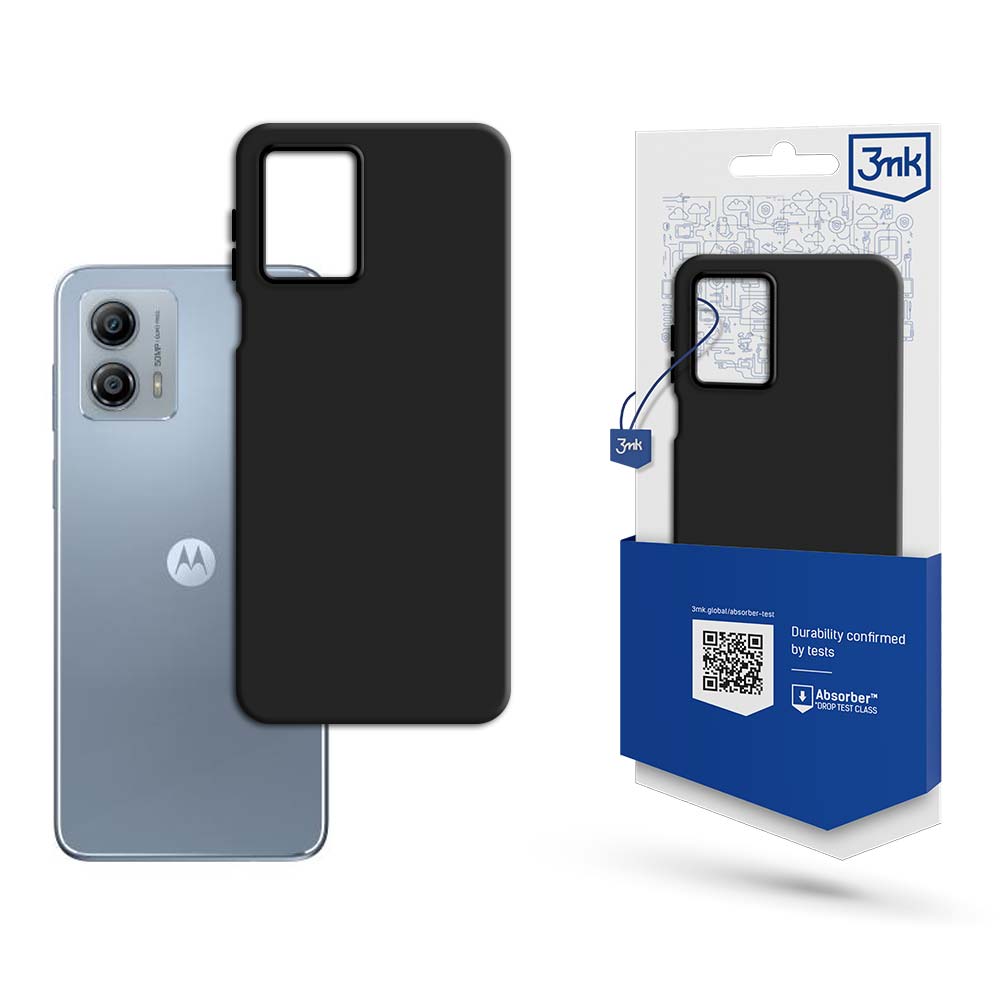 Матов калъф за Motorola Moto G53 - 3mk Matt Case black