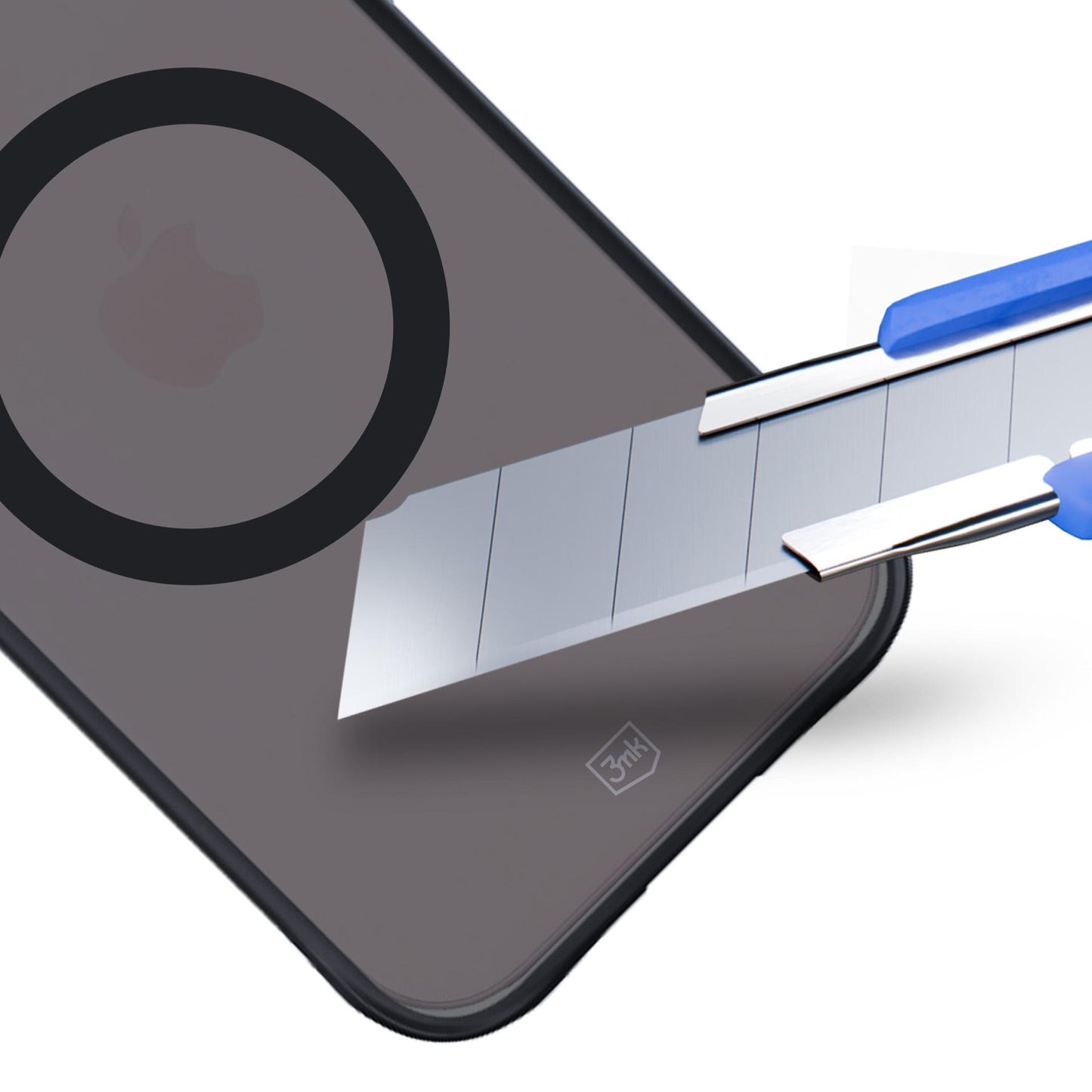 Опушен силиконов калъф с MagSafe за Apple iPhone 16 - 3mk Smoke MagCase