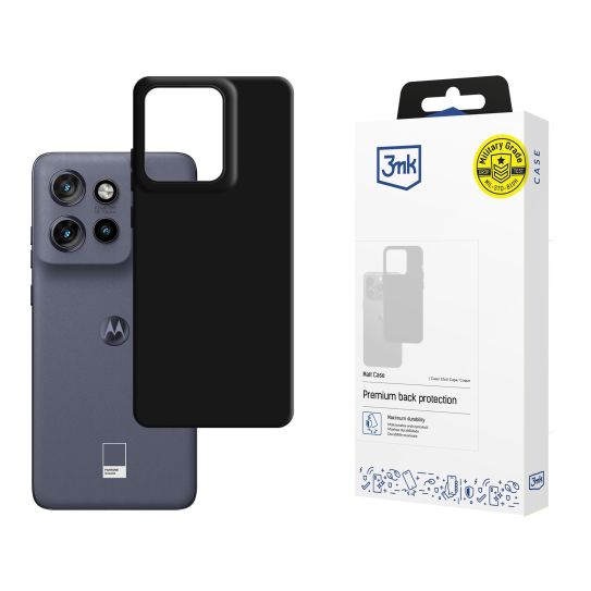 Матов калъф за Motorola Edge 50 Neo - 3mk Matt Case black