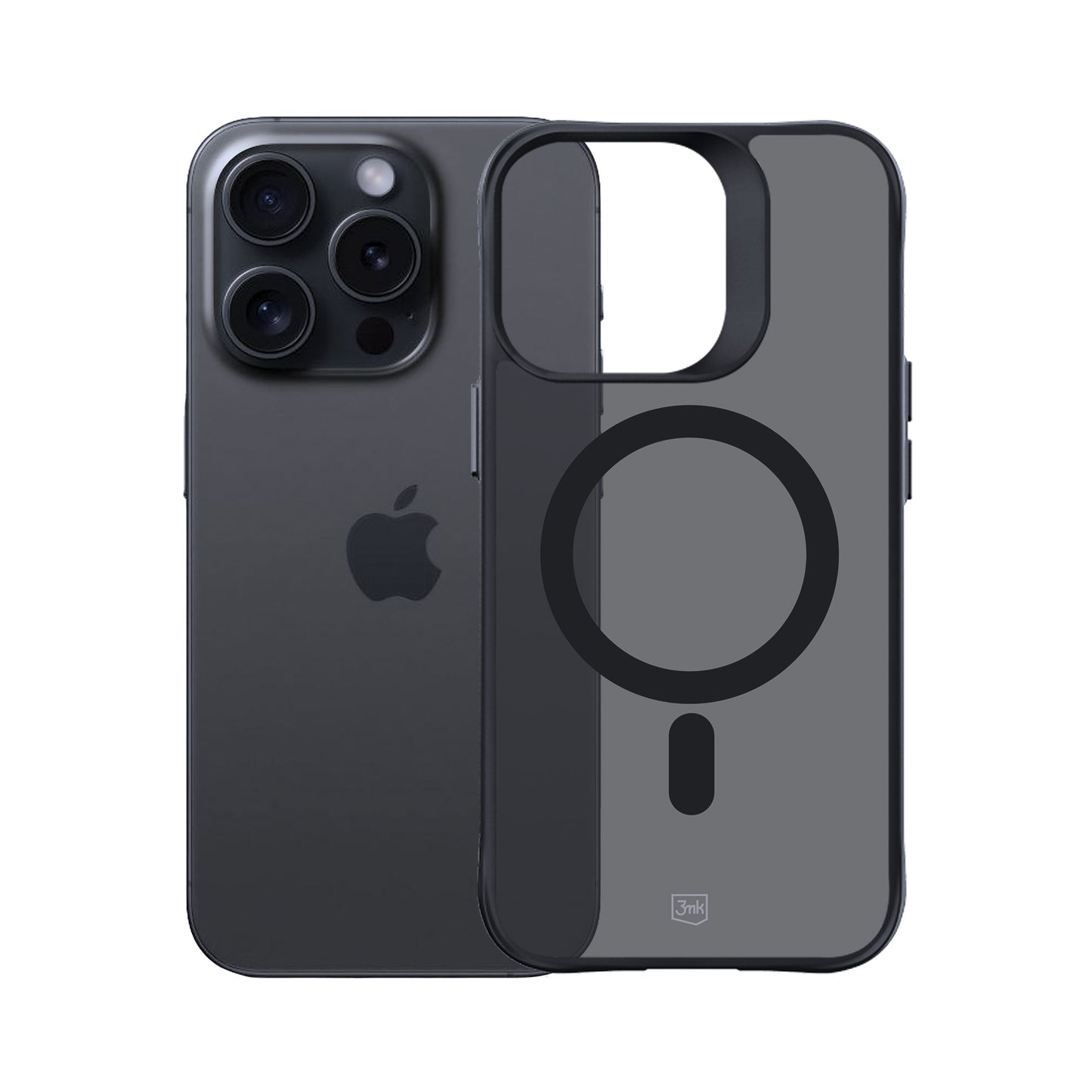 Смоук калъф за Apple iPhone 14 Pro Max - 3mk Smoke MagCase