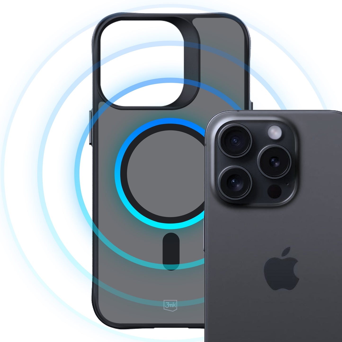 Смоук калъф за Apple iPhone 13 Pro Max - 3mk Smoke MagCase