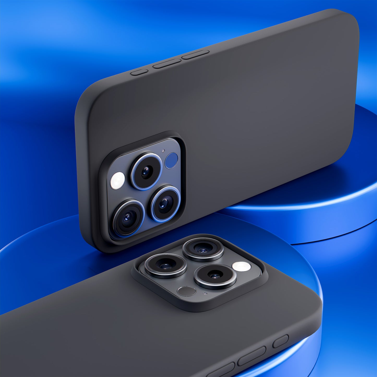 Силиконов калъф за Apple iPhone 16 Pro Max - 3mk Hardy Silicone MagCase Graphite