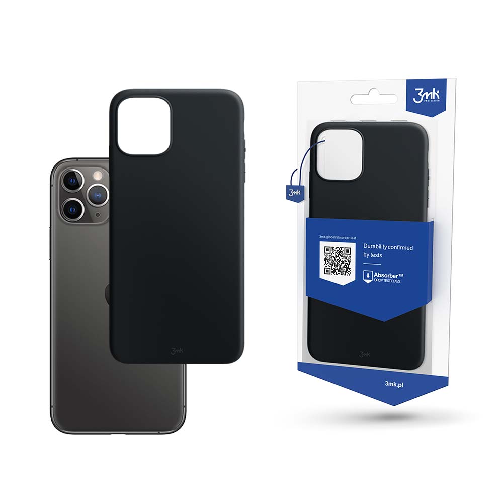 Матов калъф за Apple iPhone 11 Pro - 3mk Matt Case black