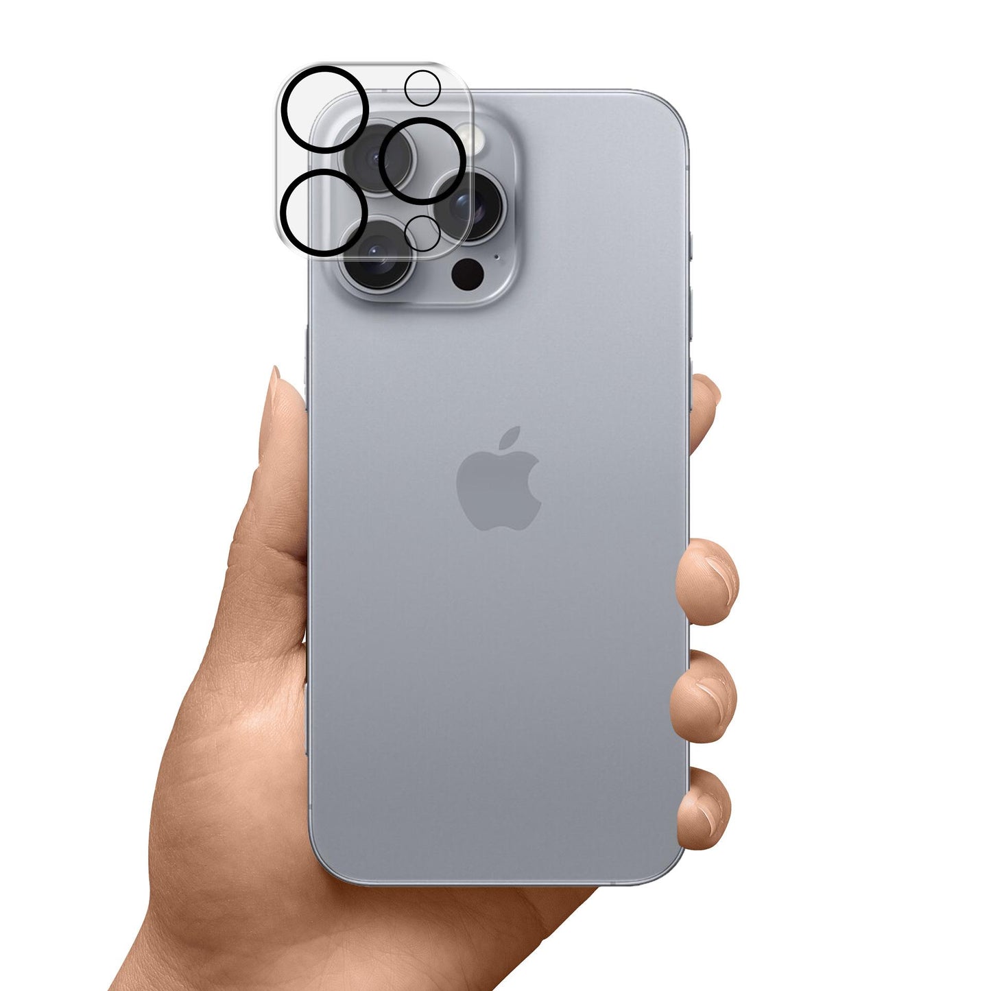 Протектор за пълно покритие на камерата на Apple iPhone 16 Pro / iPhone 16 Pro Max - 3mk Lens Pro Full Cover