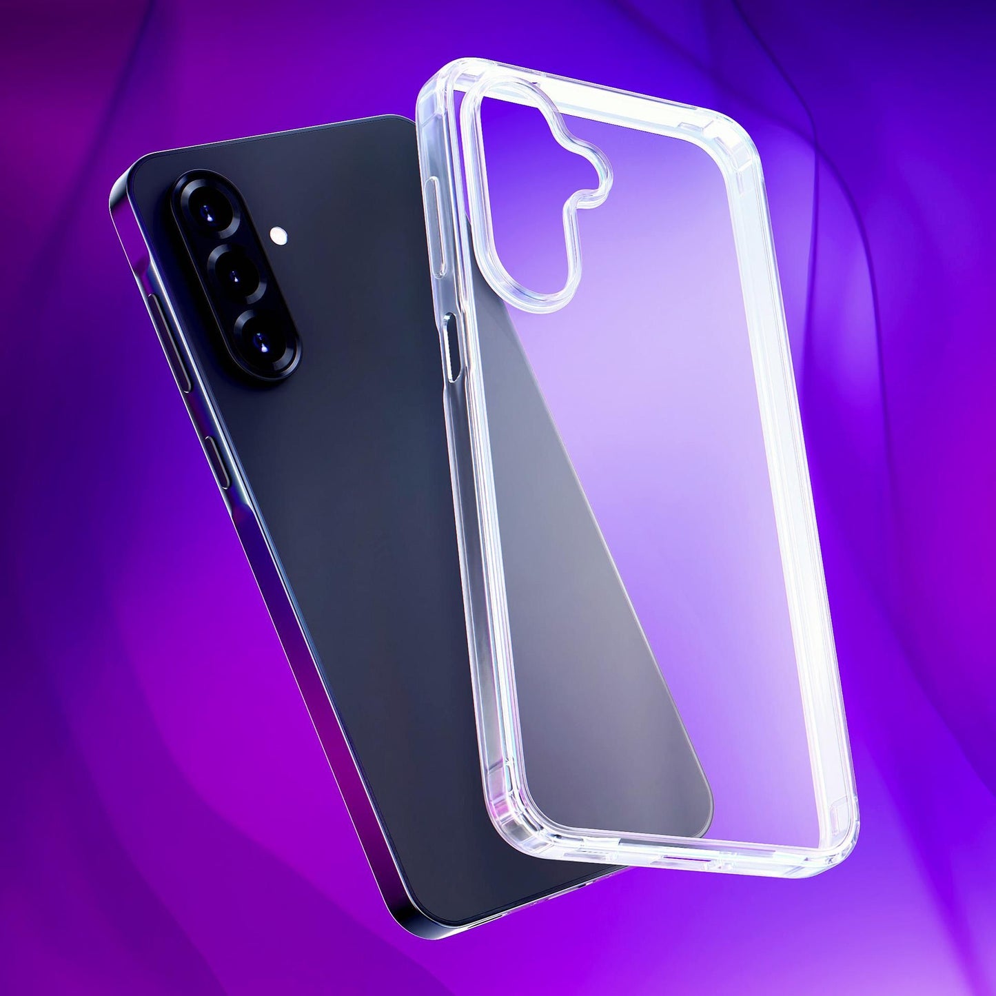 Прозрачен калъф с прозрачна защитна рамка за Samsung Galaxy A17 5G / Galaxy A17 4G - 3mk Armor Case