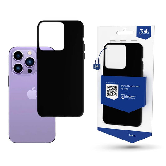 Матов калъф за Apple iPhone 14 Pro Max - 3mk Matt Case black