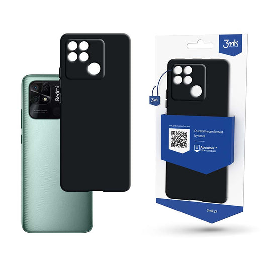 Матов калъф за Xiaomi Redmi 10C - 3mk Matt Case black