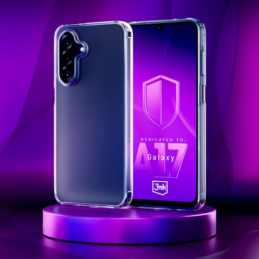 Прозрачен калъф с прозрачна защитна рамка за Samsung Galaxy A17 5G / Galaxy A17 4G - 3mk Armor Case