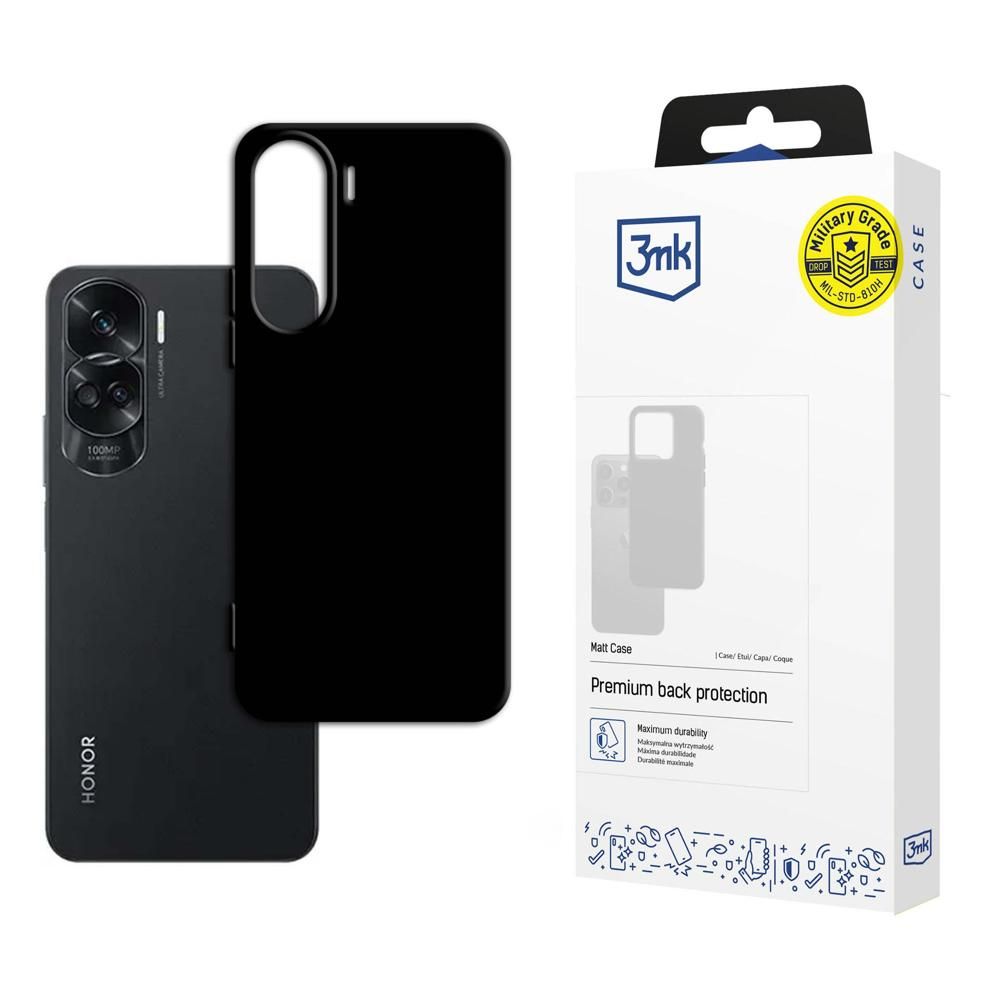Матов калъф за Honor 90 Lite - 3mk Matt Case black