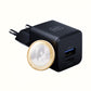 Зарядно - 3mk Hyper GaN Charger 20W QC4+ 1A1C черно