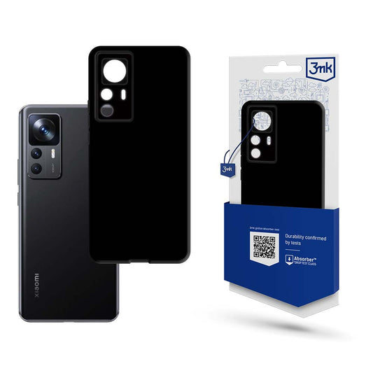 Матов калъф за Xiaomi 12T/ 12T Pro - 3mk Matt Case black