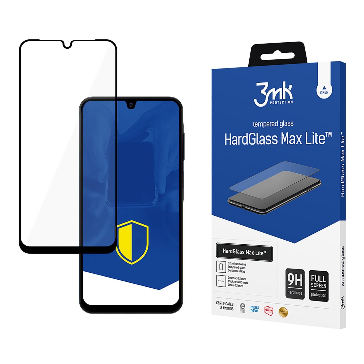 Протектор за Samsung Galaxy A16 / Galaxy A26 / Galaxy M16 - 3mk HardGlass Max Lite Black
