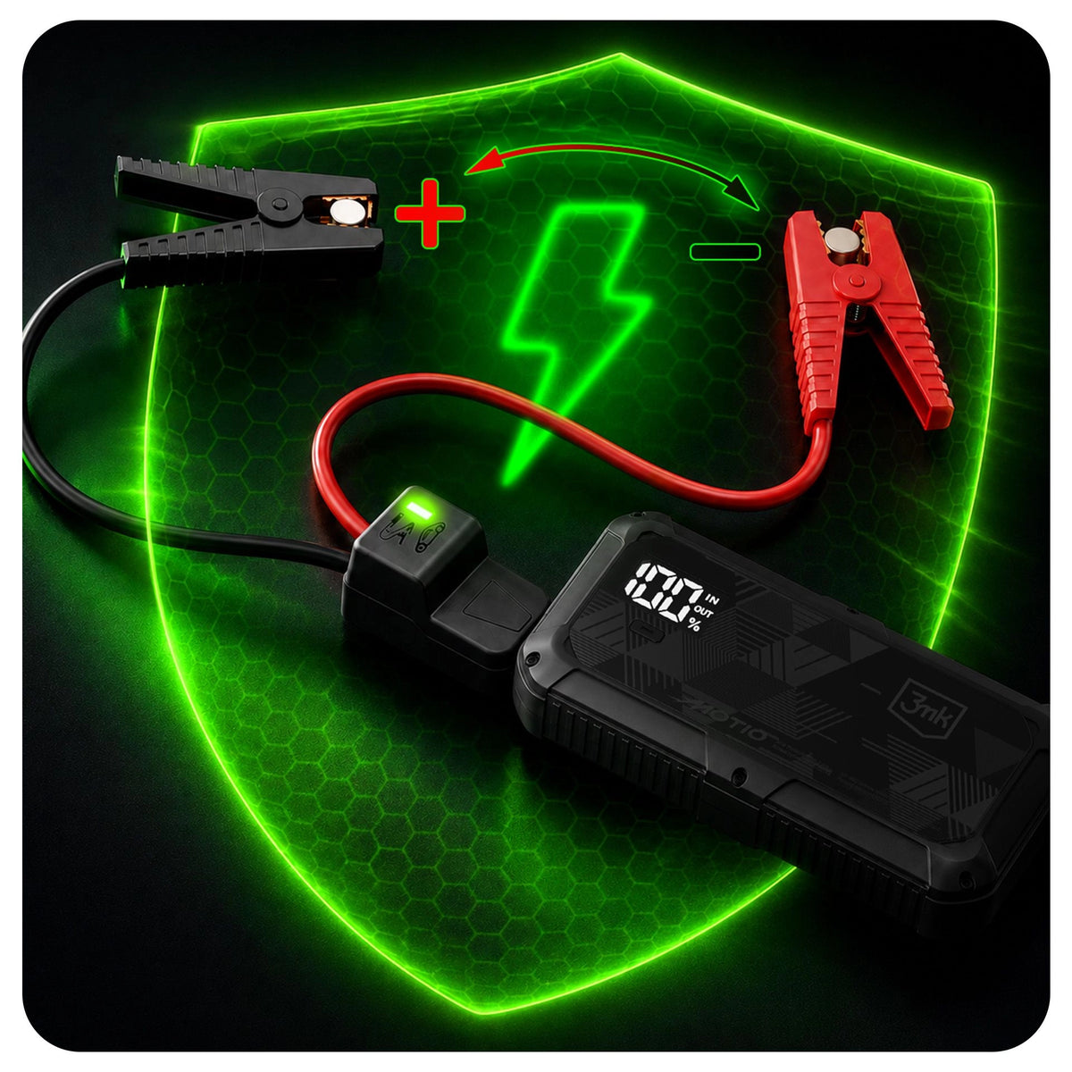 Джъмп стартер - 3mk Motio HyperBoost Flow 1500A 10,000mAh