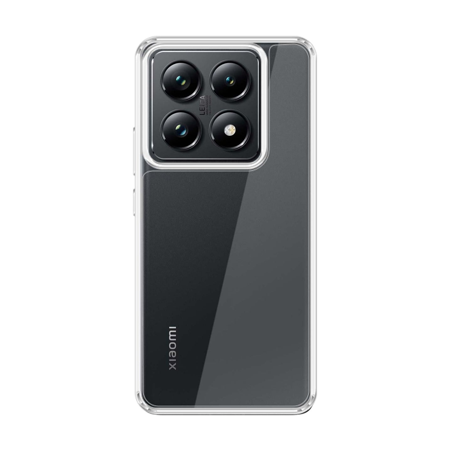 Прозрачен калъф с прозрачна защитна рамка за Xiaomi 14T Pro - 3mk Armor Case