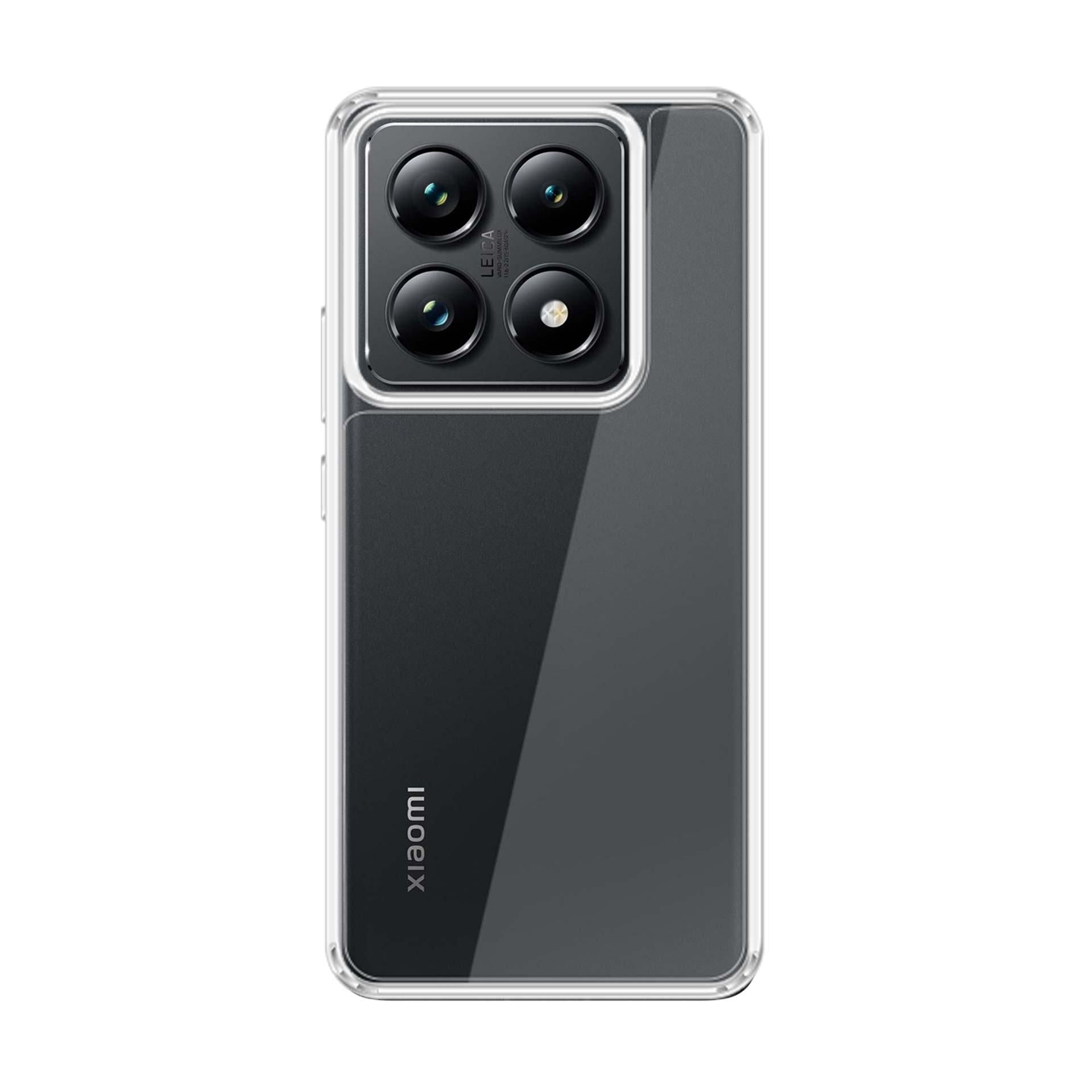Прозрачен калъф с прозрачна защитна рамка за Xiaomi 14T Pro - 3mk Armor Case