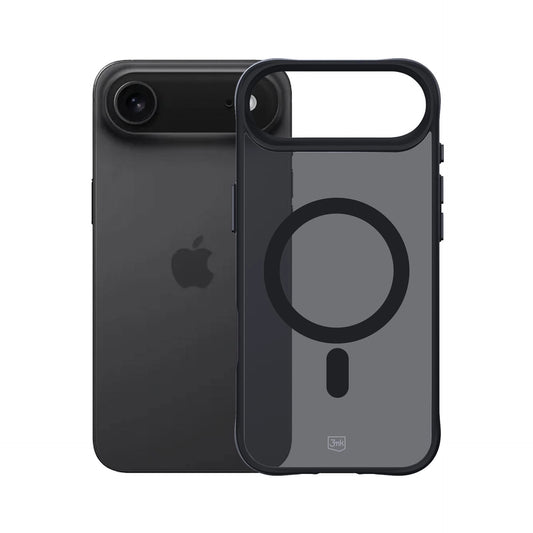 Опушен силиконов калъф с MagSafe за Apple iPhone 17 Air - 3mk Smoke MagCase