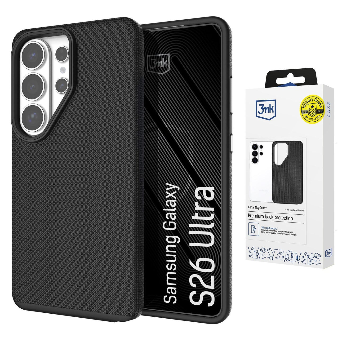 Фортис калъф с MagSafe за Samsung Galaxy S26 Ultra - 3mk Fortis MagCase