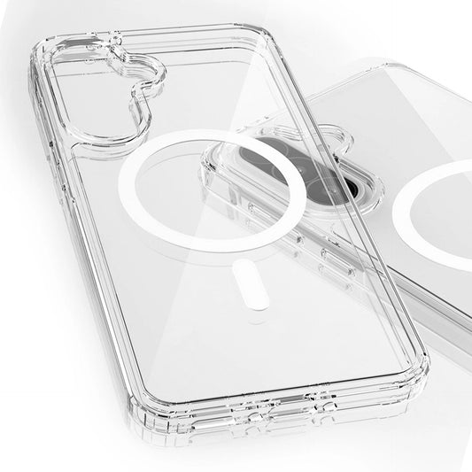 Прозрачен калъф MagSafe с прозрачна защитна рамка за Samsung Galaxy A56 - 3mk Armor MagCase