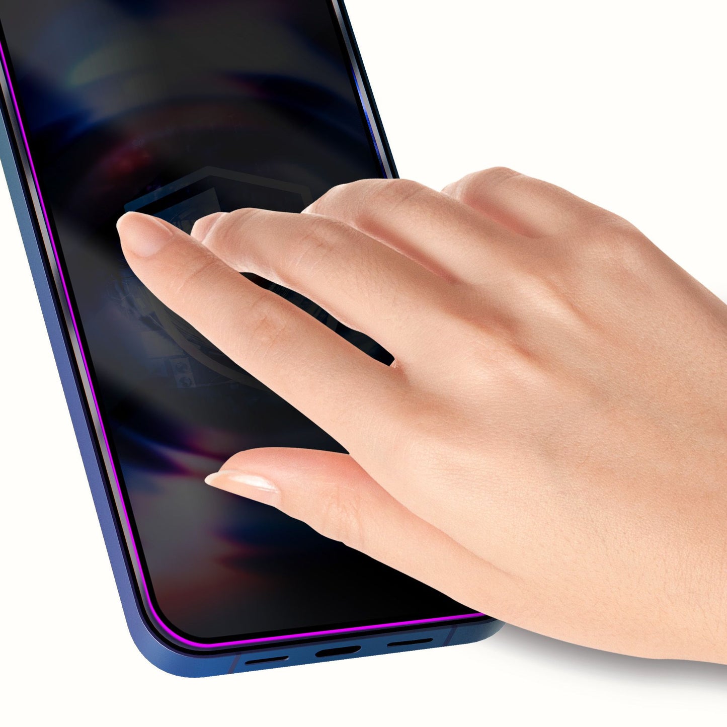 Privacy протектор за  Apple iPhone 16 Pro / iPhone 17 - 3mk HardGlass Max Privacy