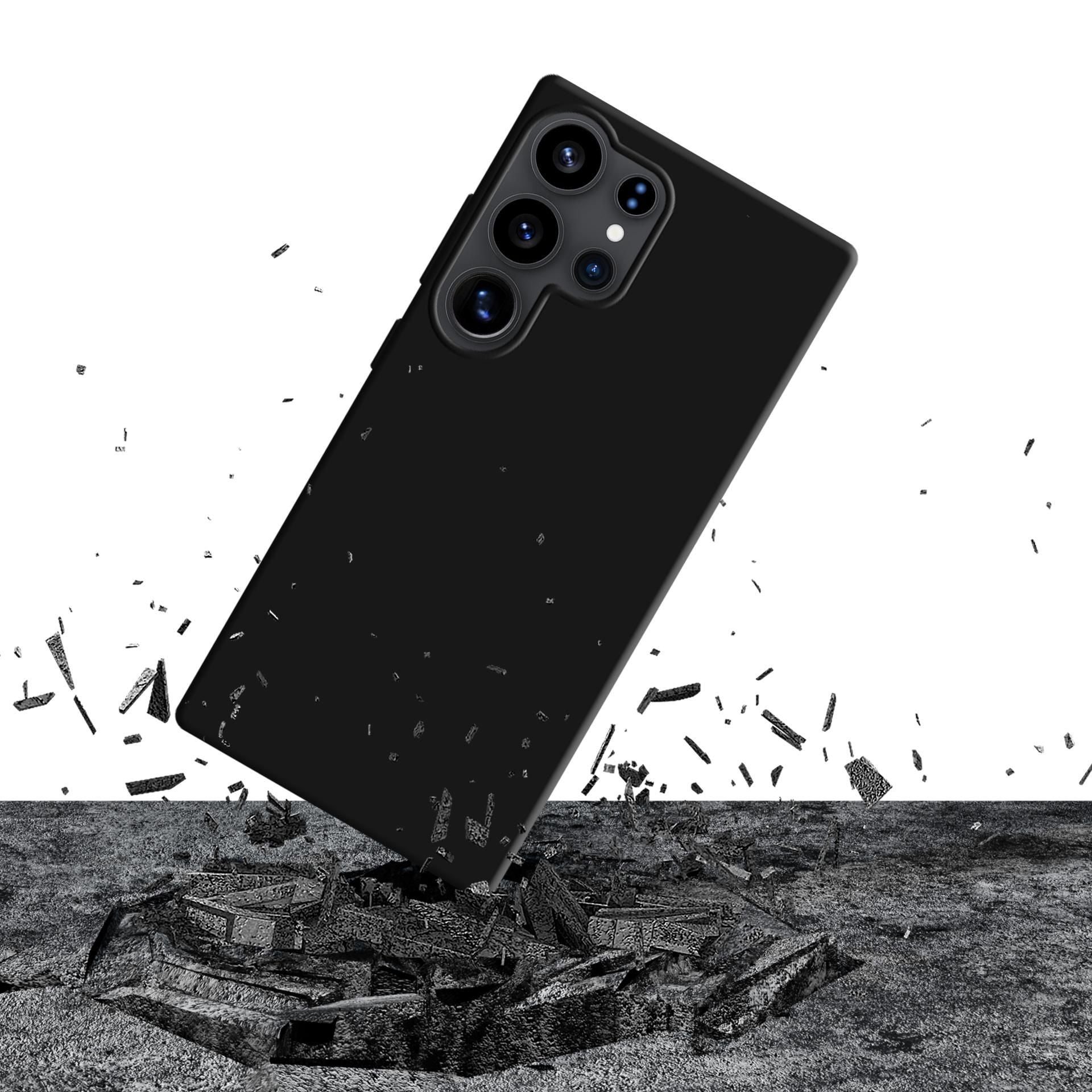 Черен силиконов калъф за Samsung Galaxy S25 Ultra - 3mk Silicone Case