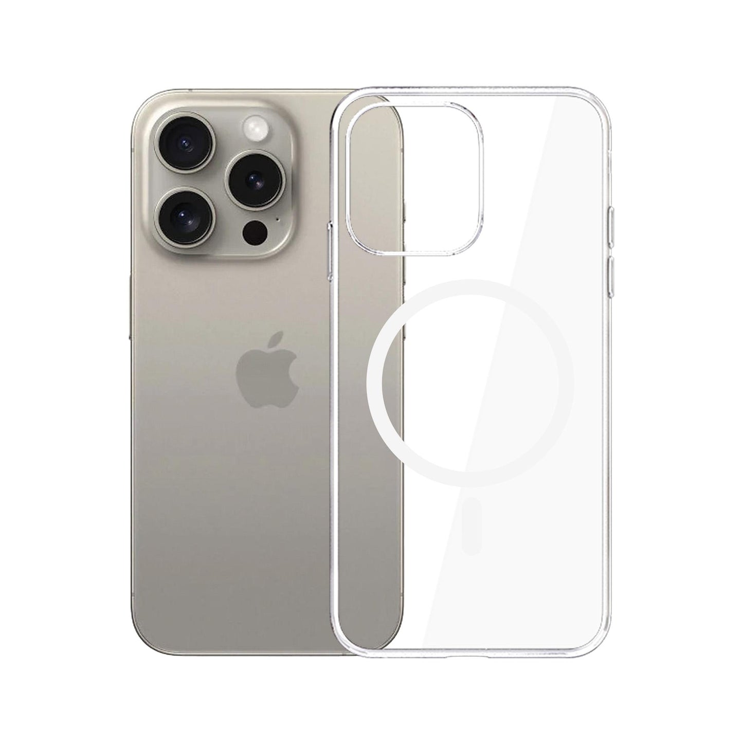 Прозрачен калъф с MagSafe за Apple iPhone 15 Pro Max - 3mk Clear MagCase